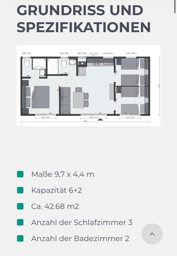 Villa Family Grand De Luxe Mobilhome 塞尔瑟 外观 照片